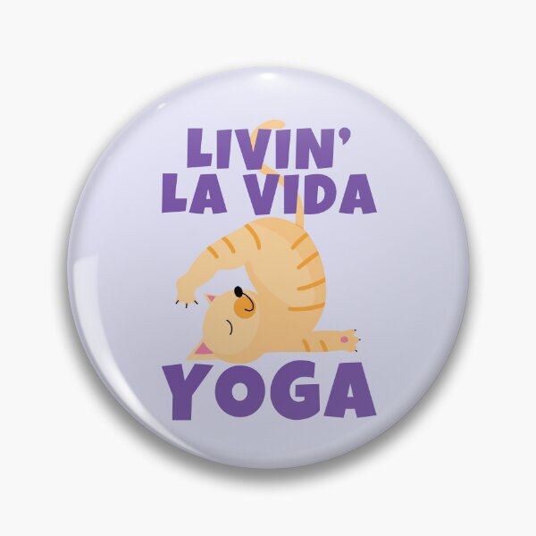 Item preview, Livin' La Vida Yoga Cute Funny Cat  designed and sold by ricricswert.