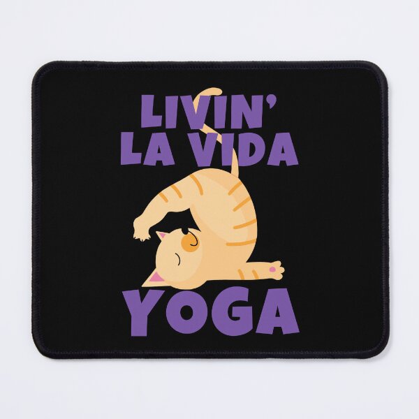 Item preview, Livin' La Vida Yoga Cute Funny Cat  designed and sold by ricricswert.