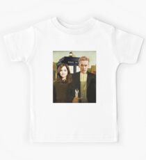Gallifreyan Gothic Kids Tee
