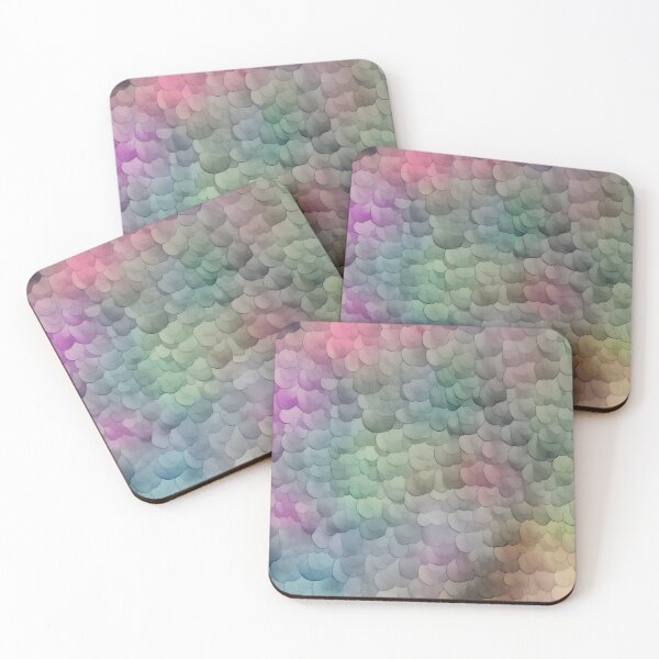 Item preview, Pastel Fish Scale Pattern designed and sold by DesignsbyVelvet.