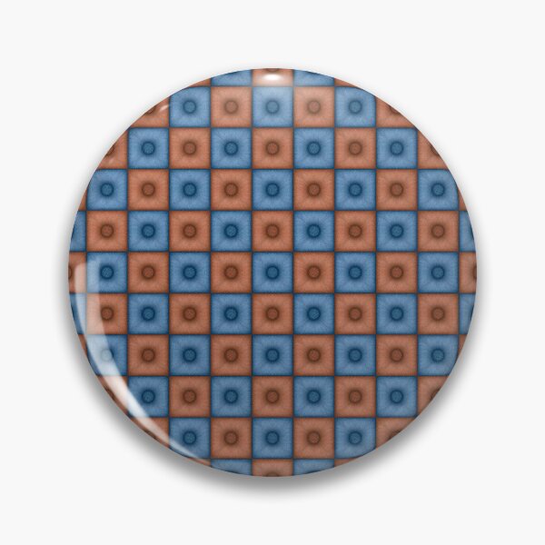 Item preview, Chess pattern from "Pouf" tiles the color of burning sand and wedgwood designed and sold by Cherevan.