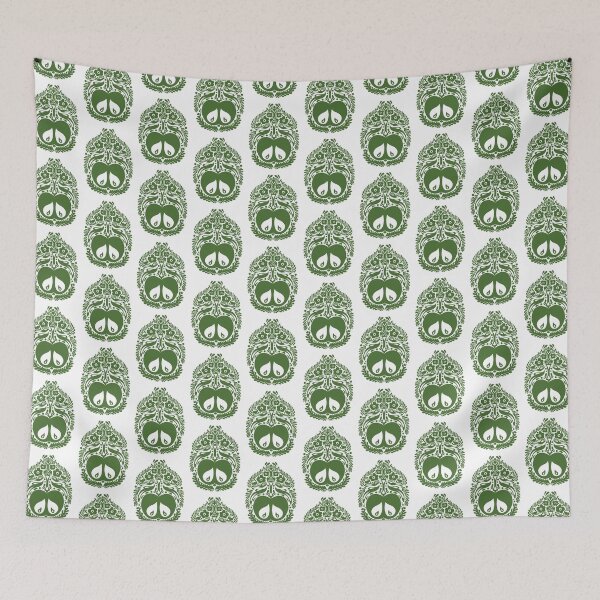 Item preview, Apple Folk Art Print Fruit Print Nordic Art  designed and sold by NayaChu.