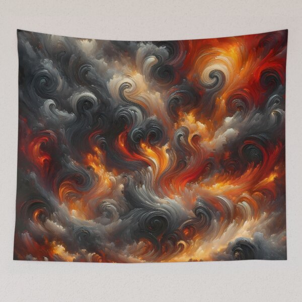 Item preview, Smoldering Heat Soot and Fire designed and sold by LivingArtClips.