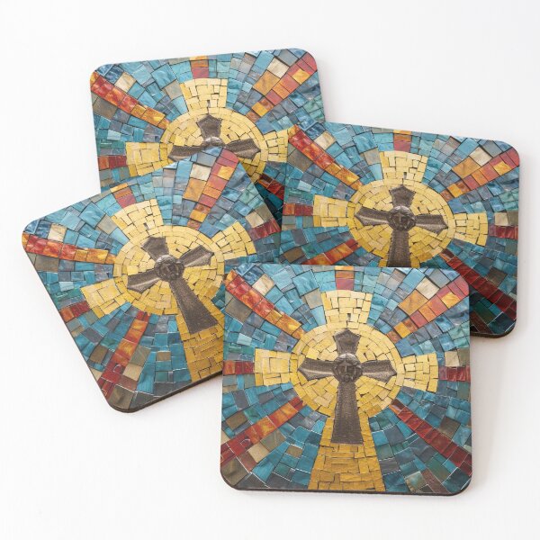 Item preview, Cross of Jesus Christ Mosaic designed and sold by Crinkl.