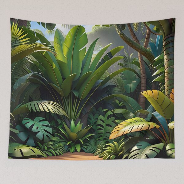 Artikelvorschau, Sunny Jungle Pattern entworfen und verkauft von TheArtOfPat.