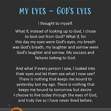 Artwork thumbnail, My Eyes - GOD's Eyes by Kamilkatiowa