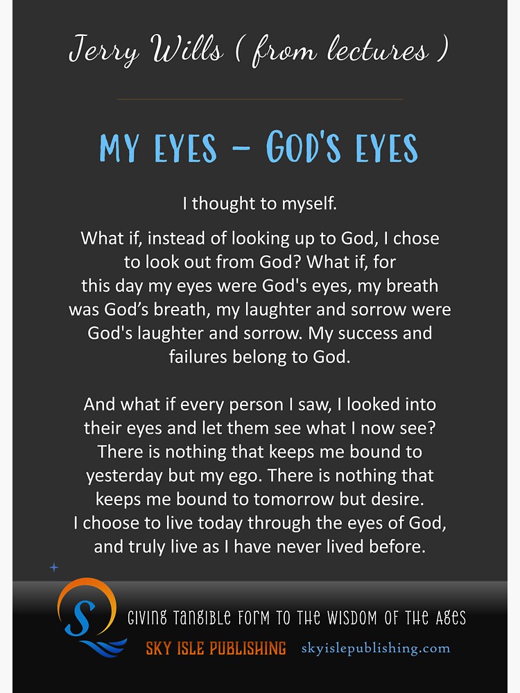 Thumbnail 3 of 3, Sticker, My Eyes - GOD's Eyes designed and sold by Kamilkatiowa.
