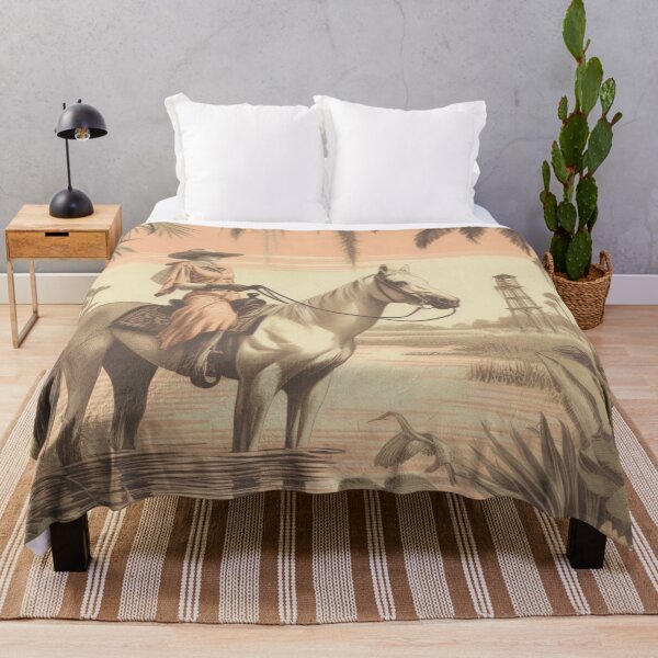 Item preview, Florida Cowgirl Pastel Tropical Print designed and sold by FloridaWildOnes.
