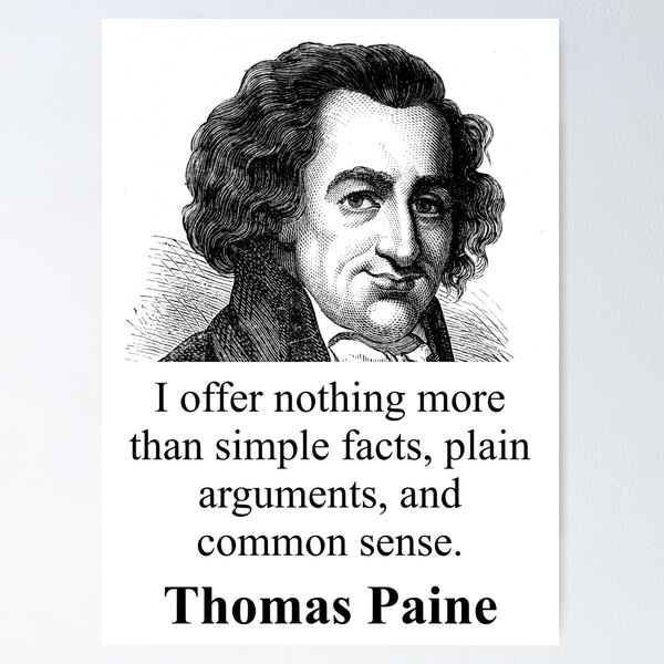 I Love The Man That Can Smile Thomas Paine