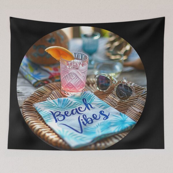 Item preview, Tropical Cocktail Napkin Doodle designed and sold by Ace Apparel  Attire.