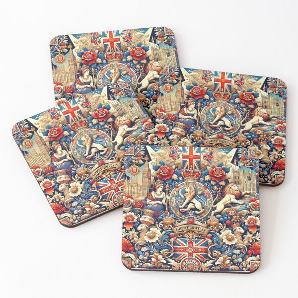 Item preview, Vintage British Folk Art:  Queen's Garden designed and sold by stevepmp.