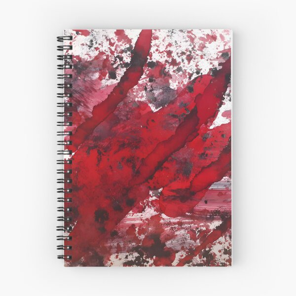 Item preview, Red, White, and Black Alcohol Ink Painting designed and sold by freshinkarts.
