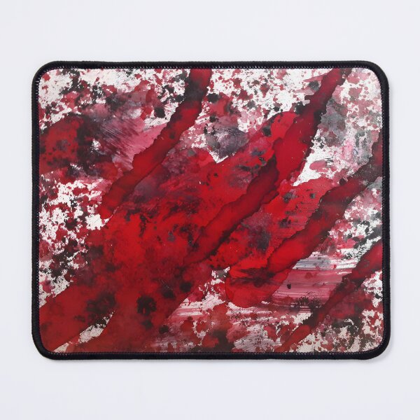 Item preview, Red, White, and Black Alcohol Ink Painting designed and sold by freshinkarts.