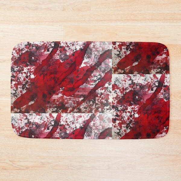 Item preview, Red, White, and Black Alcohol Ink Painting designed and sold by freshinkarts.
