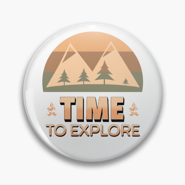 Item preview, Time to Explore - Vintage Mountain Vacation Adventure designed and sold by greenwhite25.