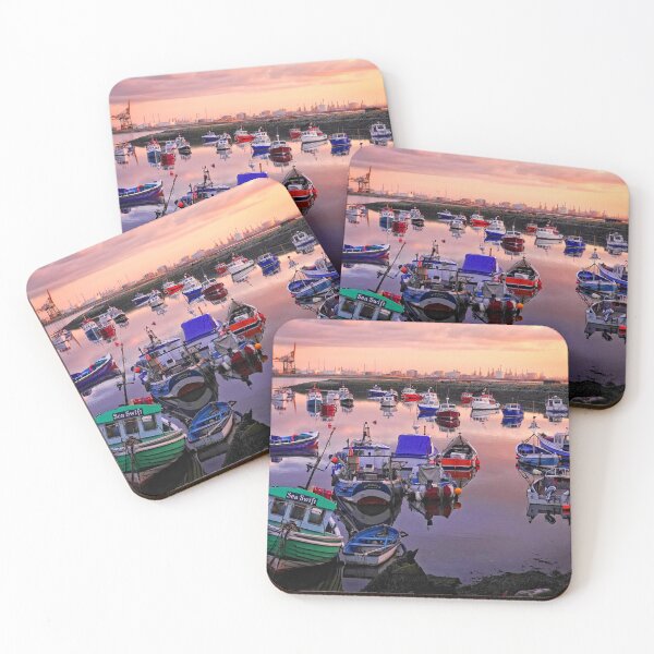 Item preview, Sunset across Paddy's Hole Redcar designed and sold by RosRidleyPhoto.