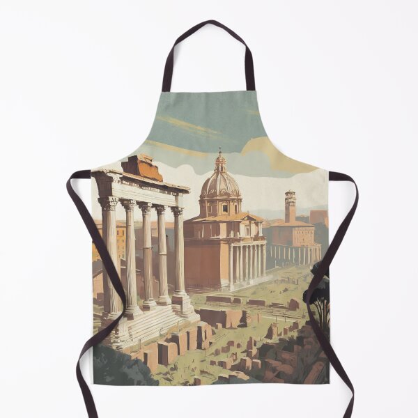 Item preview, Vintage Travel Poster - Minimalist Retro Rome, Roman Forum, Italy designed and sold by pod24.