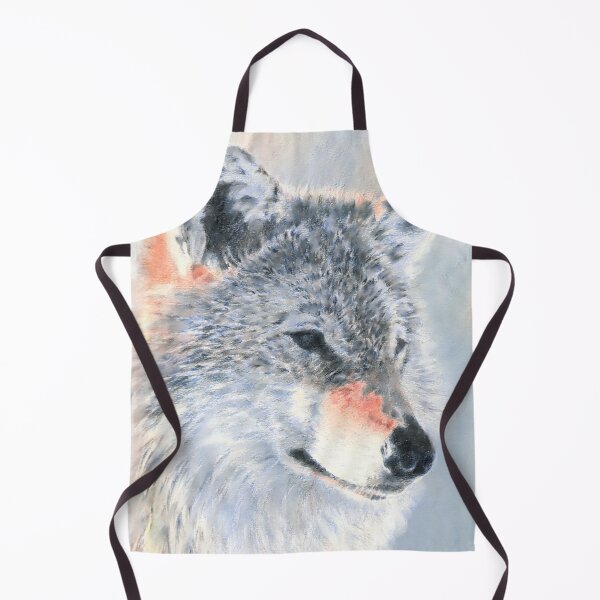 Item preview, wolf in sun coloured pencil drawing for charity designed and sold by JayTCee.