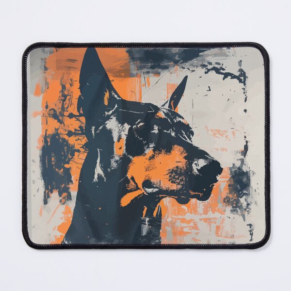 Item preview, Dobermann grunge portrait designed and sold by etherElric.