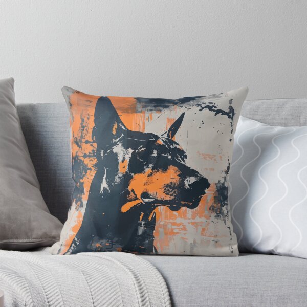 Item preview, Dobermann grunge portrait designed and sold by etherElric.