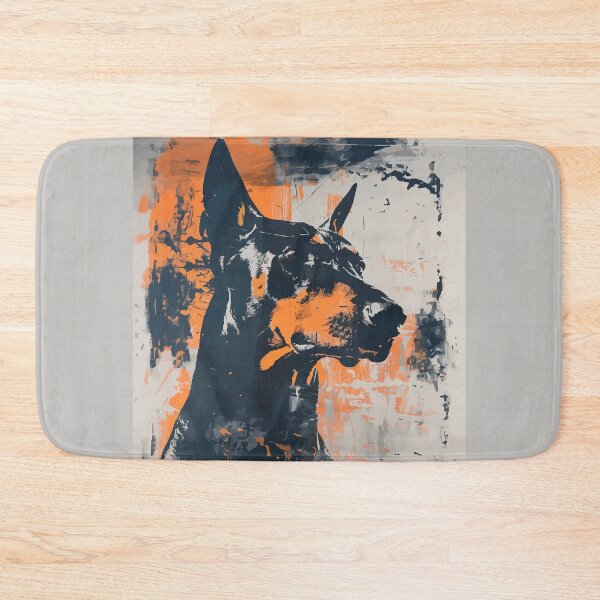 Item preview, Dobermann grunge portrait designed and sold by etherElric.