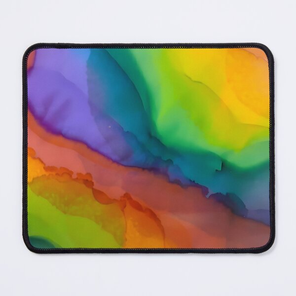 Item preview, Rainbow Color Alcohol Ink Painting designed and sold by freshinkarts.