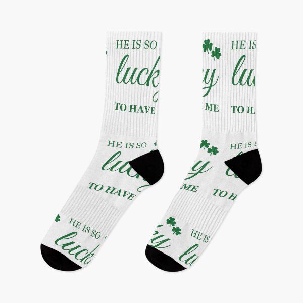 Item preview, He is So Lucky to have Me, Funny Cute St Patricks Day Tee, Cool Gift,  I Am So Lucky I Have Patience, Funny Couples Shirt designed and sold by YouSsefHN05.