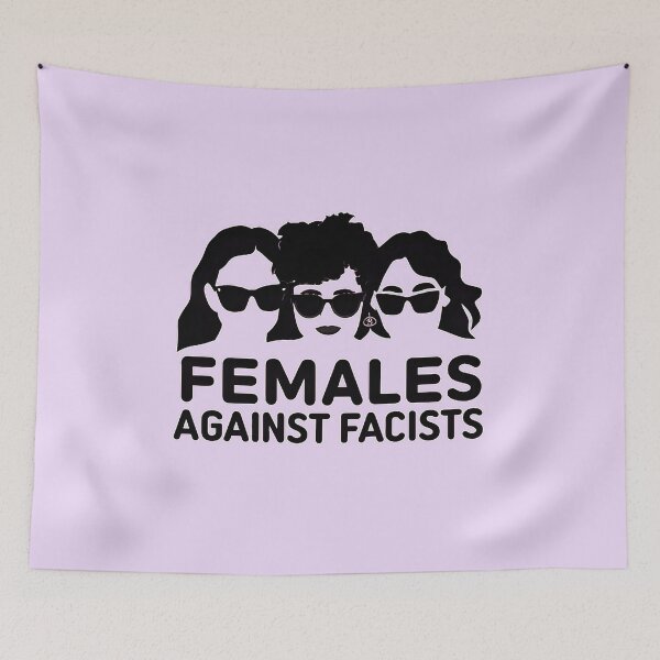 Item preview, Fierce Women United: Silhouette Design Against Facism designed and sold by MillennialVibe.