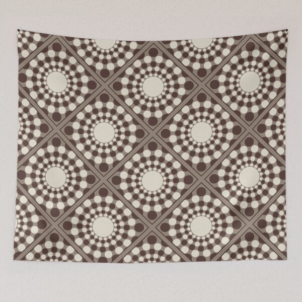 Item preview, Chocolate Drops Night Swim and Molasses Diamond Tile designed and sold by Triplicate Limited.