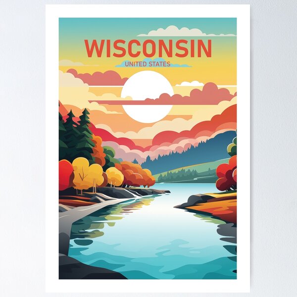 Wisconsin Travel Posters for Sale