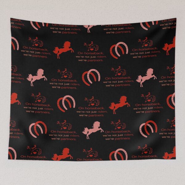 Item preview, Equestrian Partnership Quote Art - Minimalist Horse Rider Design designed and sold by DesigntshirtWB.