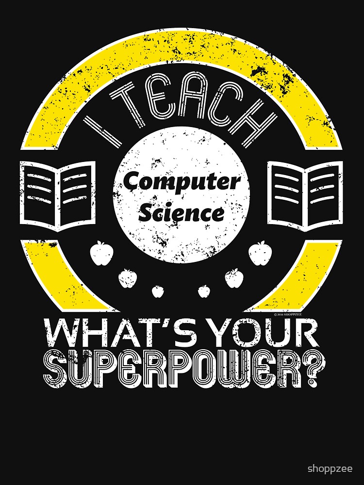 Thumbnail 5 of 5, Pullover Hoodie, I Teach Computer Science Teacher designed and sold by shoppzee.
