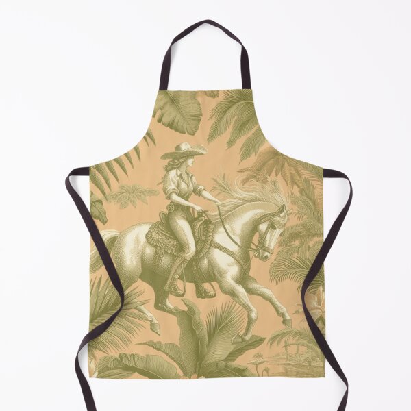 Item preview, Florida Cowgirl French Toile Style in Pastels designed and sold by FloridaWildOnes.