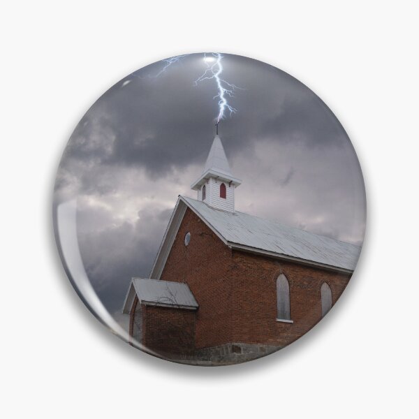 Item preview, Lightning Strikes an Old Church designed and sold by jrtwynam.