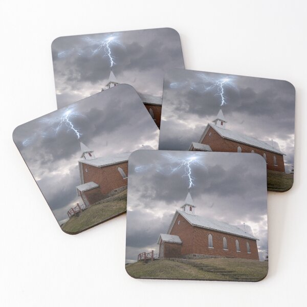 Item preview, Lightning Strikes an Old Church designed and sold by jrtwynam.