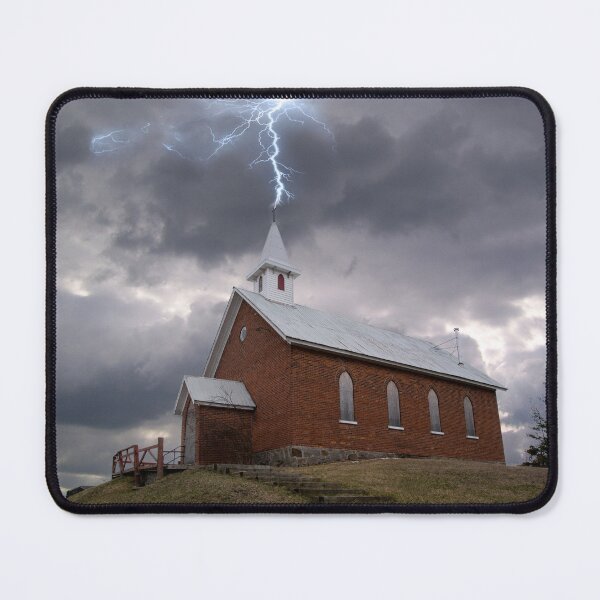 Item preview, Lightning Strikes an Old Church designed and sold by jrtwynam.