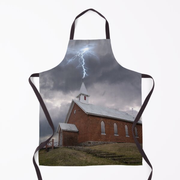 Item preview, Lightning Strikes an Old Church designed and sold by jrtwynam.