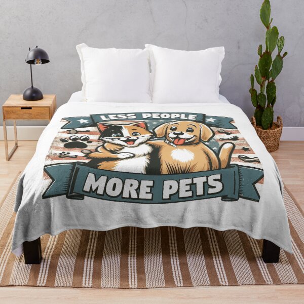 Item preview, Less People More Pets designed and sold by PoliTeeIncorrec.
