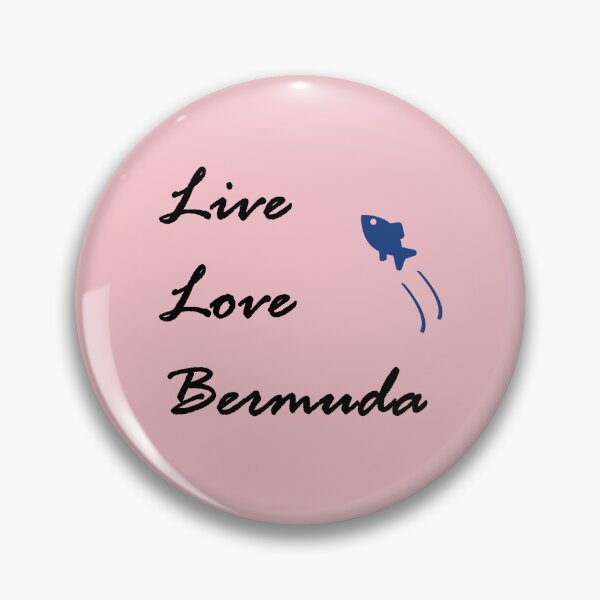 Item preview, Live Love Bermuda Script Jumping Fish Light-Color designed and sold by TinyStarAmerica.