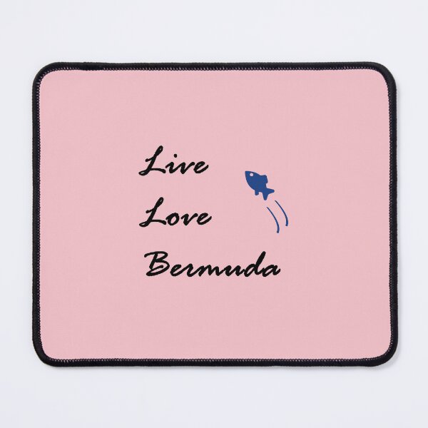 Item preview, Live Love Bermuda Script Jumping Fish Light-Color designed and sold by TinyStarAmerica.