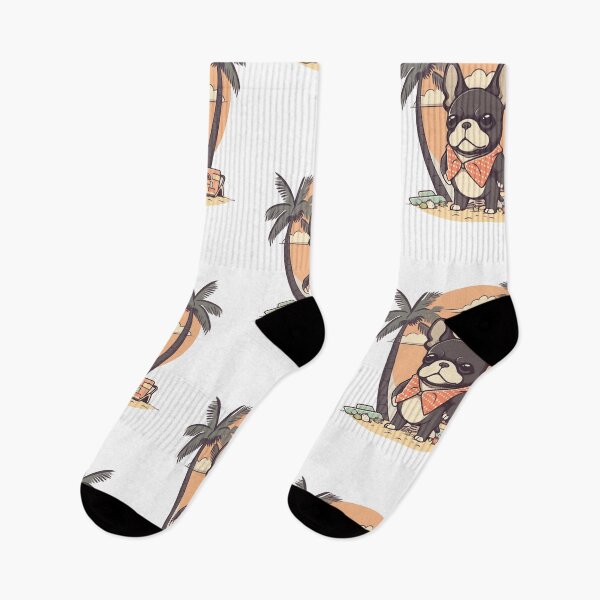 Item preview, French bulldog on vacation designed and sold by AdaMazingDesign.
