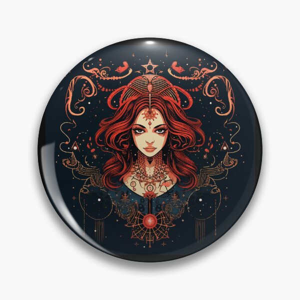 Item preview, Portrait woman in mystical style, gift woman designed and sold by Andrea-Design.