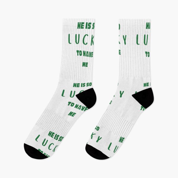 Item preview, He is So Lucky to have Me, Funny Cute St Patricks Day Tee, Cool Gift,  I Am So Lucky I Have Patience, Funny Couples Shirt designed and sold by YouSsefHN05.