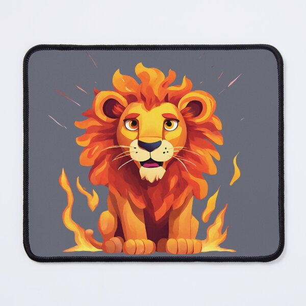 Item preview, sweet burning anime lions designed and sold by Lunaawga.