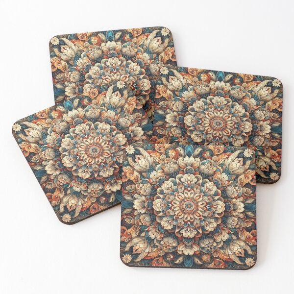 Item preview, Floral mandala pattern  designed and sold by Coollzone.