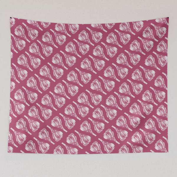 Item preview, Kirribilli Rouge: Vibrant Raspberry Red Protea Buds Pattern designed and sold by Jay Dee Dearness.