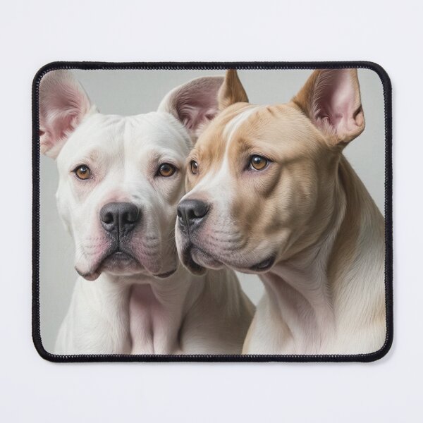 Item preview, Elegant Portrait of Two Pit Bull Dogs designed and sold by OD ..