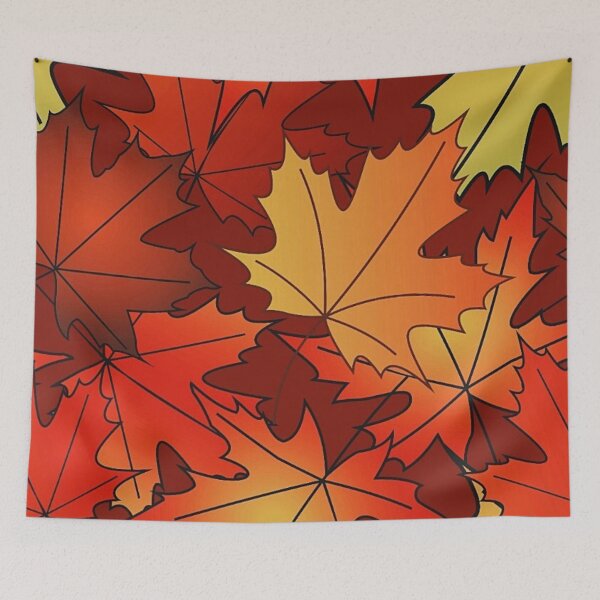 Item preview, autumn leaves pattern,bright designed and sold by cutecrazytshirt.