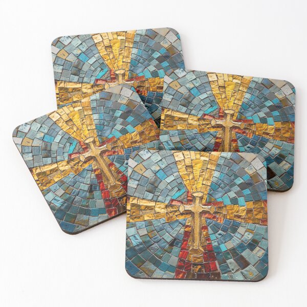 Item preview, Cross of Jesus Christ Mosaic designed and sold by Crinkl.