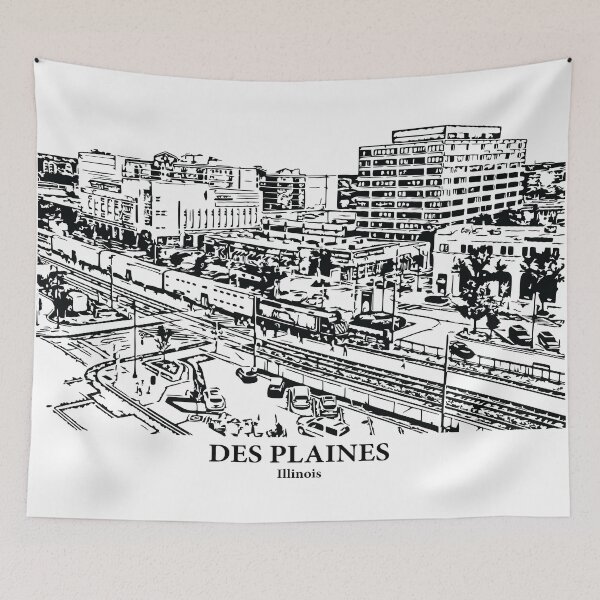 Item preview, Des Plaines - Illinois designed and sold by Lakeric Cityscapes.